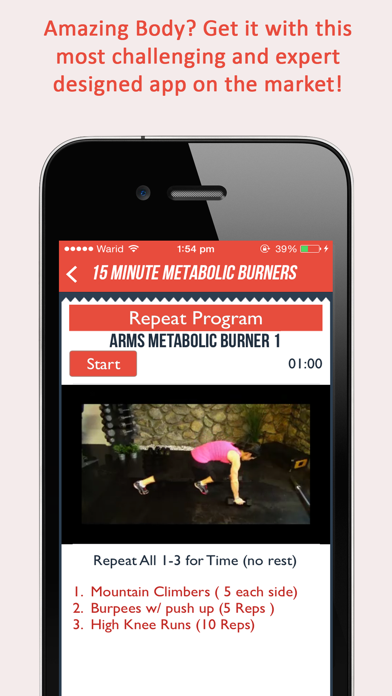 Fitgirl Metabolic Burners : 50, 15 minute weight loss workout for ladiesのおすすめ画像5