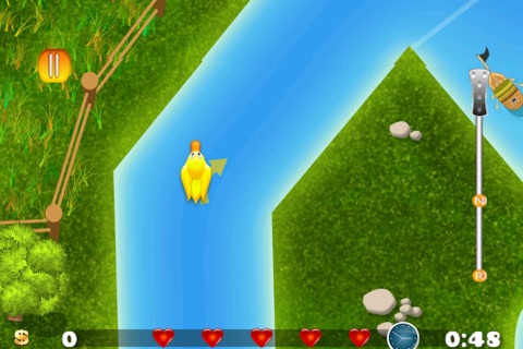 Mr Doodle Duck Getaway - new fast racing driving game screenshot 2