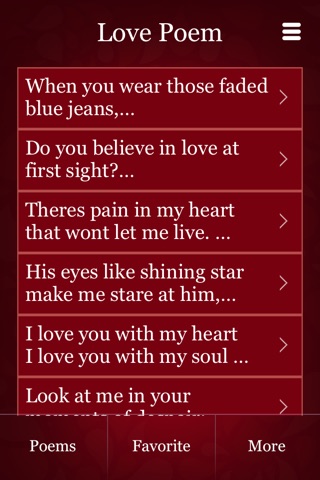 Love Poem ~ Send love Poem to love one with full of romance! screenshot 3