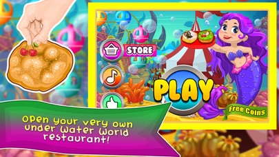 Screenshot #2 pour Mermaid Fair Food Maker Dash - fun salon cooking & star chef world games for girl kids!