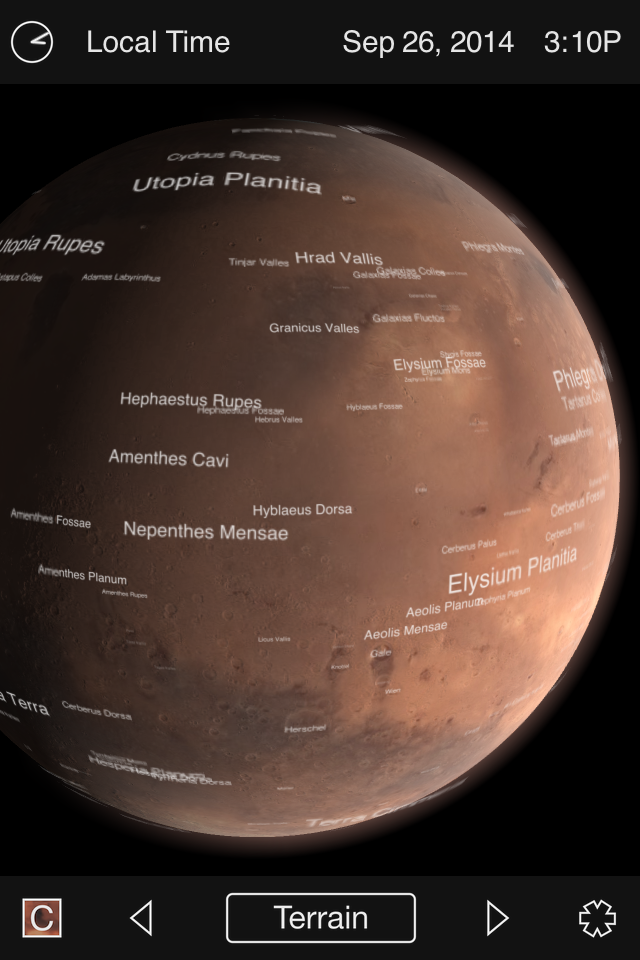 Mars Globe