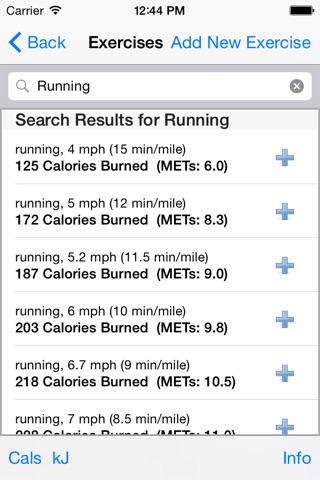 Calorie Calculator Plus - Calculate BMR, BMI and Calories Burned With Exercise screenshot 3