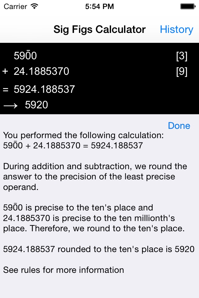 Significant Figures Calculator Pro screenshot 2