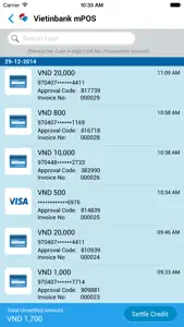 VietinBank MPOS screenshot #1 for iPhone