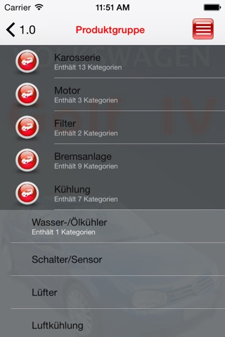 Autoteile VW Golf IV screenshot 3