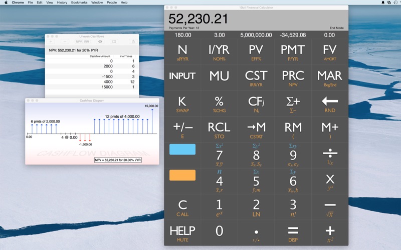 10bii Financial Calculator Screenshot