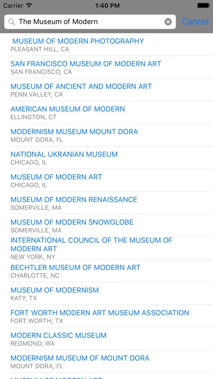MuseumFinder