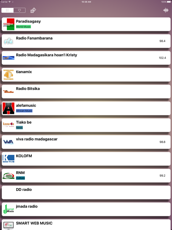 Screenshot #6 pour Madagascar Radio News / FM - AM