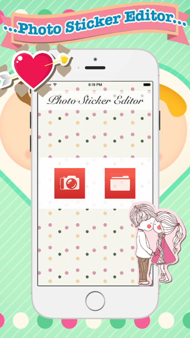 Screenshot #1 pour Photo Sticker Editor