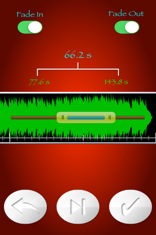 MP3 Alter - Ringtone, m4a sound file from mp3 file - modulated & edited / send to others directly screenshot 2