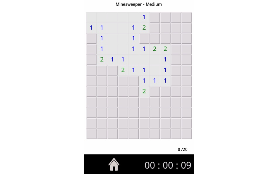 #1. Minesweeper !! (macOS) Podle: Sylvain Becker