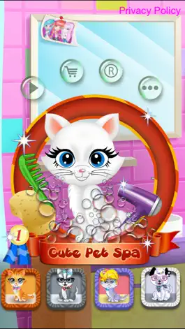 Game screenshot Christmas Cute Pet care ,spa ,dress up - Free Kids Game mod apk