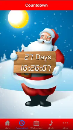 Christmas All-In-One (Countdown, Wallpapers, Music) iPhone image 1