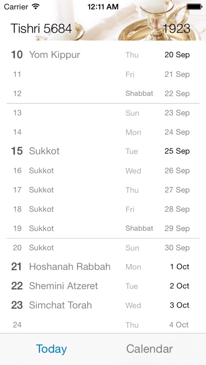 Lunary - Hebrew Calendar