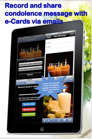 Best Condolence Cards with Photo Editor.Customise and send condolence cards with sympathy text,voice messages and photo effects screenshot 4