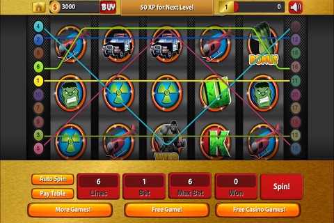 "Realistic Vegas Slot Machine - Free Coins Bonus Penny Slots" screenshot 3