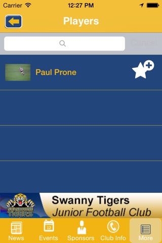 Swanbourne Tigers Junior Football Club screenshot 2