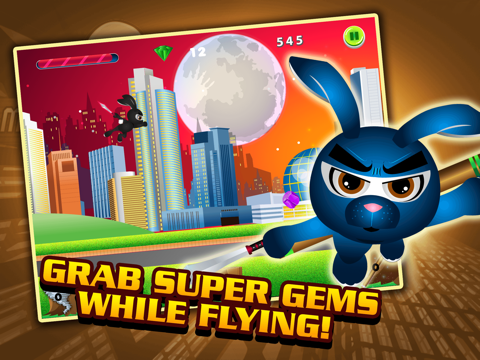 Screenshot #5 pour A Mini Ninja Rabbit Race Jump Kick Fun Run Game For Kids