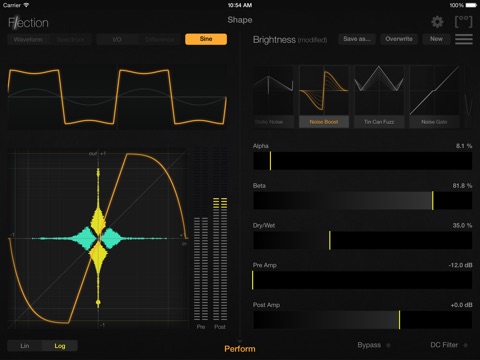 Flection – the ultimate waveshaper screenshot 3