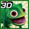 *Frantic endless runner style racing action