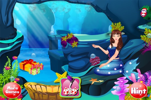 Mermaid Christmas Celebration - Christmas Games screenshot 2
