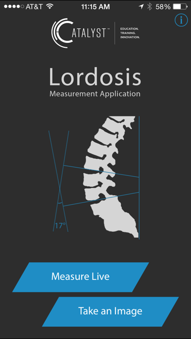 Screenshot #1 pour SAGI(SM) Clinical Solutions Lordosis Measurement Application