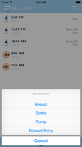 BreastFeeding Friend screenshot