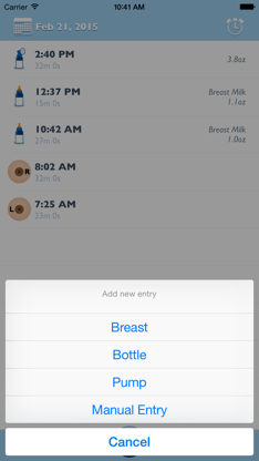 BreastFeeding Friend screenshot 2