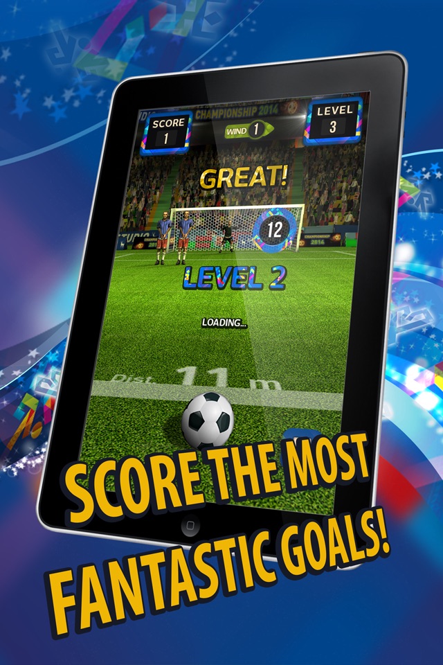 Free Kick - Copa America 2015 - Football FreeKick and Penalty shootout challenge screenshot 3