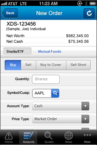 WealthCentral Mobile screenshot 4