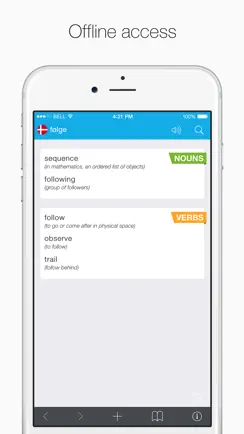 Danish – English Dictionary iPhone image 1