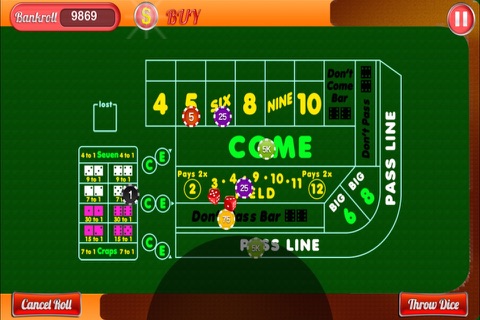 Addictive Craps screenshot 4