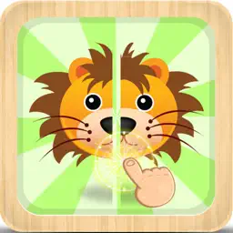Animals Half Face for kids app icon