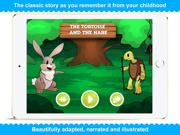 The Tortoise and the Hare - Narrated classic fairy tales and stories for children