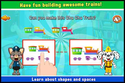 Kids Vehicle Educational Puzzle Games for Preschool - toddler learning about animal fire truck, train, car and much more! screenshot 2