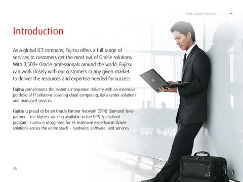 Fujitsu eStudies screenshot 2