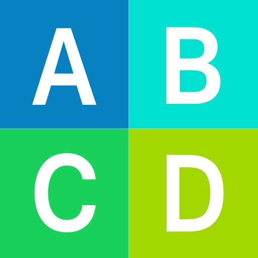ABCD - 2048 words edition,swipe tile from A to Z letters iOS App
