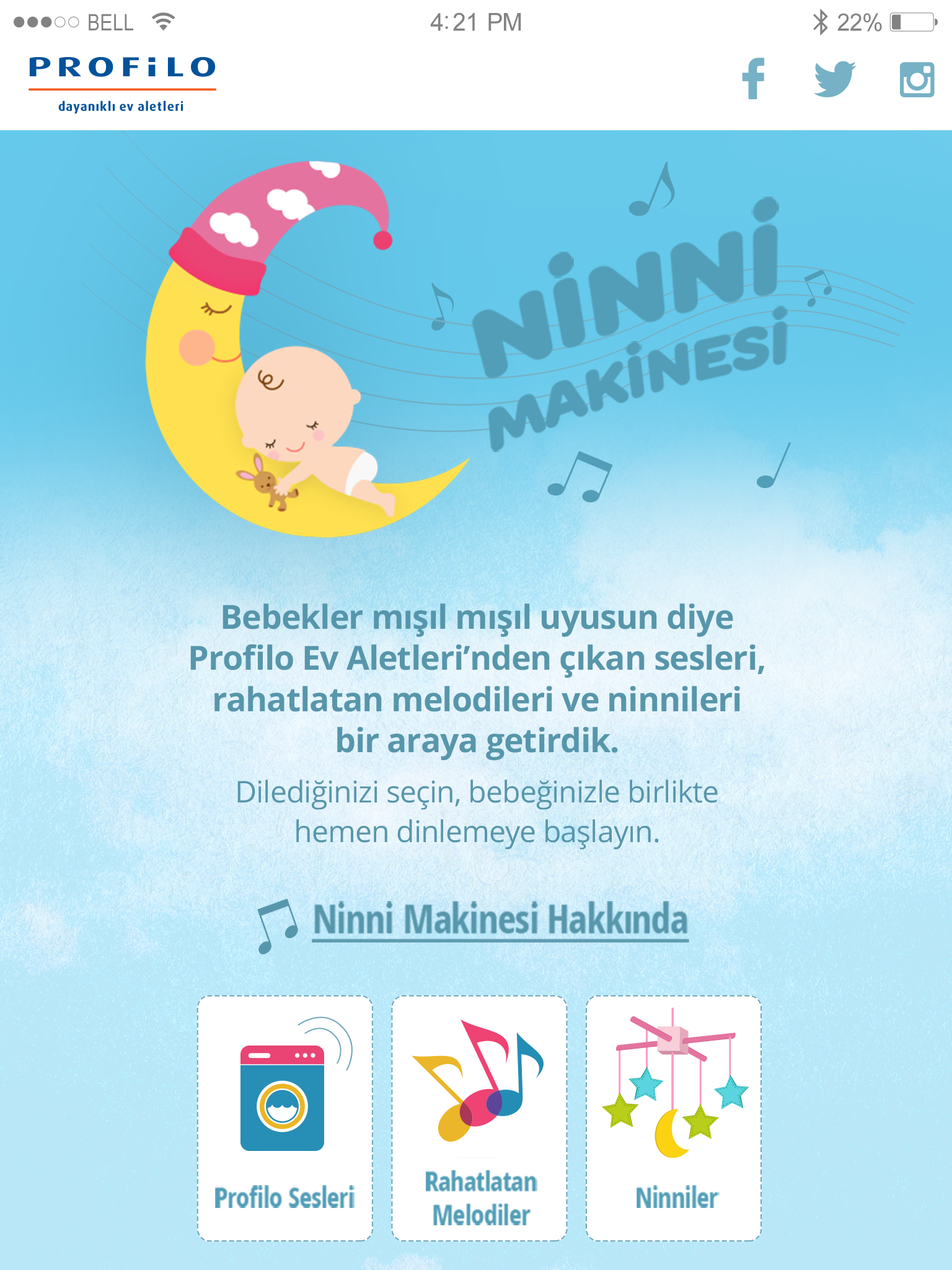 Profilo Ninni Makinesi