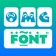 OMG Font Keyboard app icon - Utilities app for iPhone