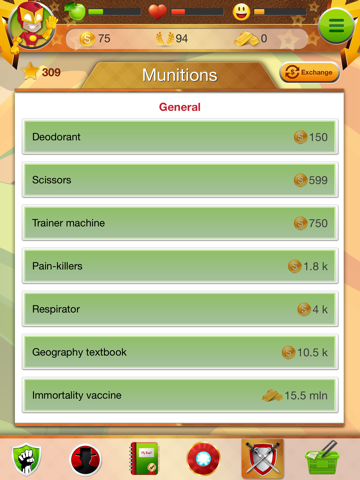 Superhero - life simulator of the superhero with RPG elements. Become the greatest hero of the Earth iPad screenshot
