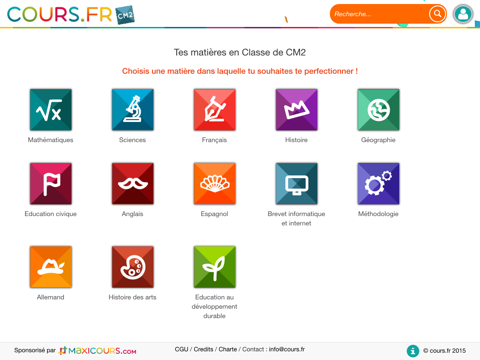Screenshot #4 pour Cours.fr CM2