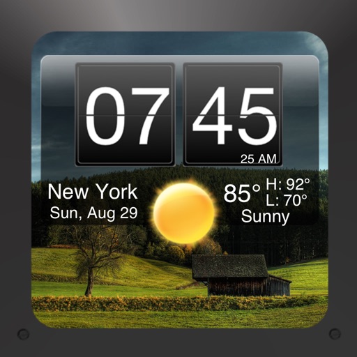 Nightstand Central for iPad Free - Alarm Clock with Weather and Photo Wallpapers