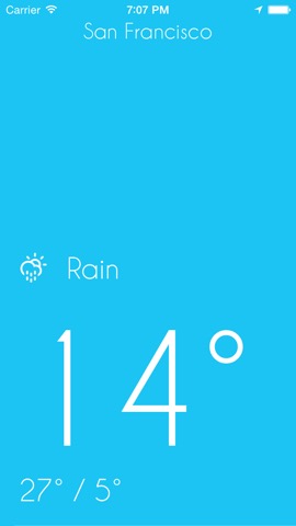 iWeather - Minimal, simple, clean weather appのおすすめ画像2