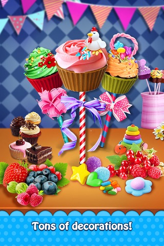 Cupcake Pop Maker! Sweet Food Game screenshot 4