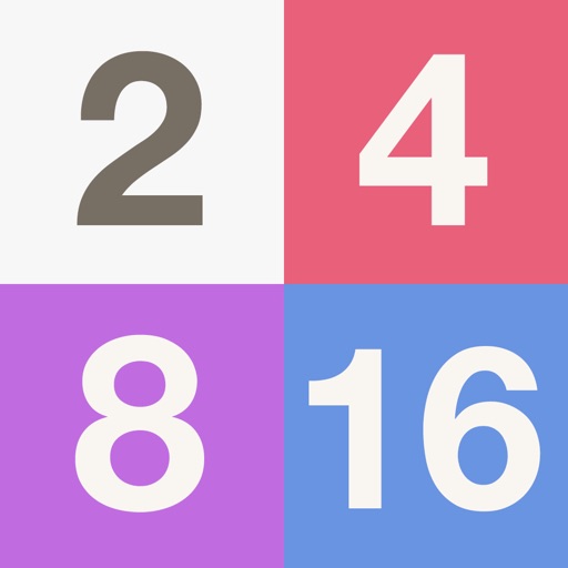 1234 - Number tiles merge puzzle game free icon