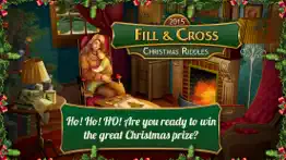 fill and cross. christmas riddles free iphone screenshot 1