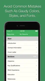 smart resume pro iphone screenshot 2