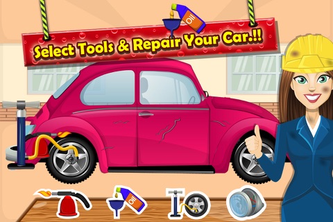 Little Kids car spa and Washing - free kids games screenshot 4