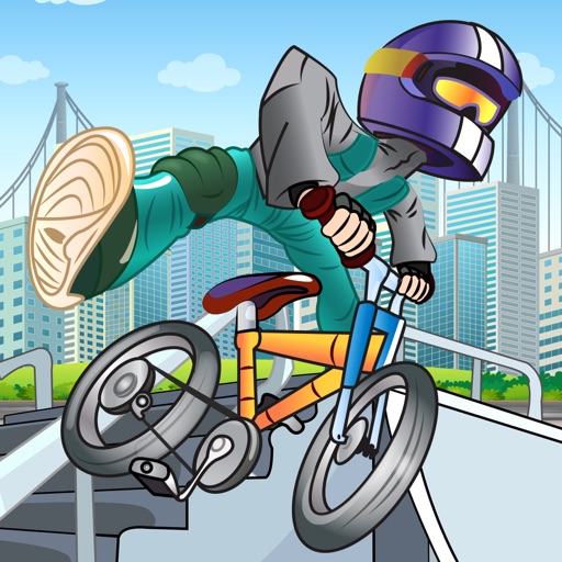 A BMX Trick Mountain Bike Race FREE - Extreme Stunt Jumping Game iOS App
