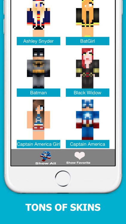 Superhero Skins for Minecraft PE